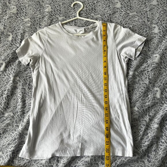 Kotn Women’s Essential Crew Grey White T-Shirt Size Small - Picture 6 of 6